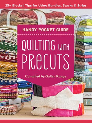 cover image of Quilting with Precuts Handy Pocket Guide